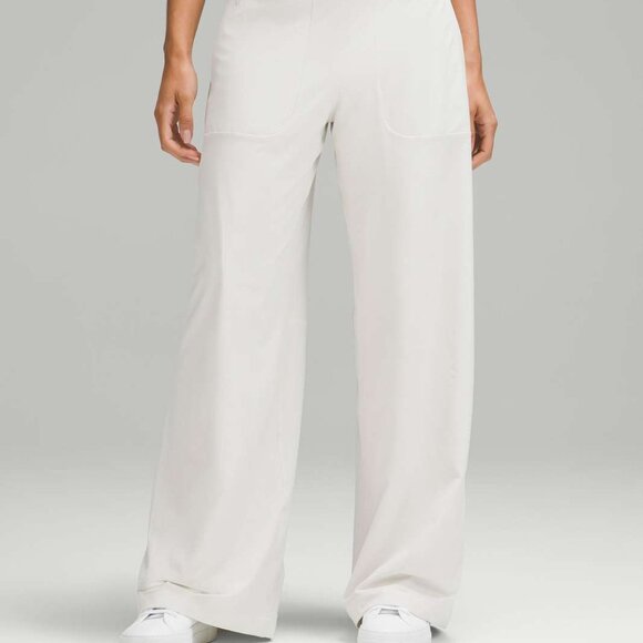 lululemon athletica Pants - Lululemon Swift Wide-Leg Mid-Rise Pant *Full Length Bone